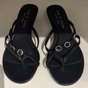 Rag & Bone Black Strappy Sandals